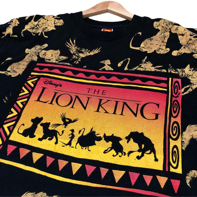 お買い得 Disney - 90s LION KING ライオンキング 総柄 ロゴ Tシャツ ...