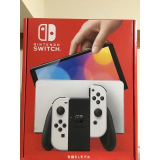 ニンテンドースイッチ(Nintendo Switch)のニンテンドーSwitch 有機ELモデル ホワイト 新品未使用、未開封品(家庭用ゲーム機本体)