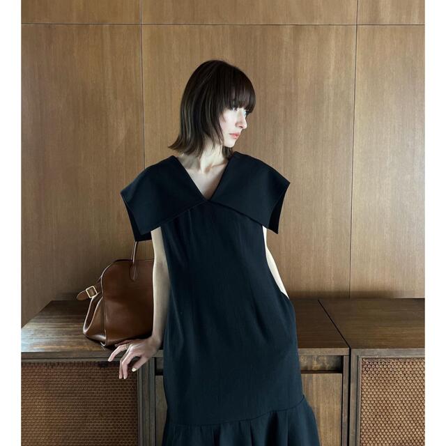 CLANE(クラネ)の【新品・未使用】CLANEクラネBIG COLLAR ONE PIECE レディースのワンピース(ロングワンピース/マキシワンピース)の商品写真