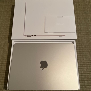 Apple - MacBook Air M2 2022 8GB／256GB スターライト 極美品