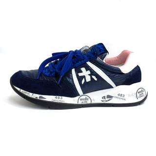 プレミアータ(PREMIATA)のプレミアータ 美品 LAYA スニーカー ローカット スエード ネイビー 39(スニーカー)