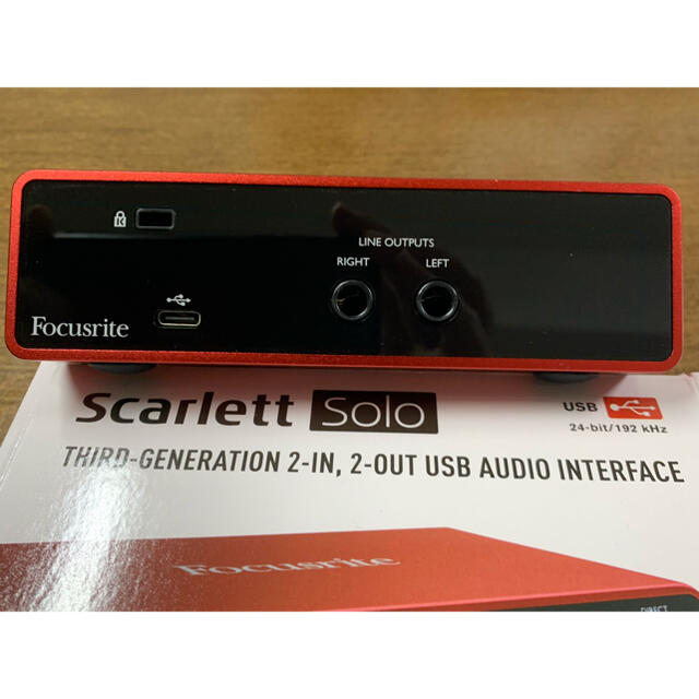 Focusrite Scarlett Solo 3rd gen. 楽器のDTM/DAW(オーディオインターフェイス)の商品写真