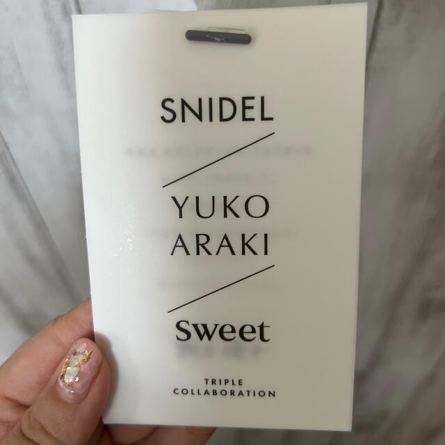 snidel×新木優子×sweetコラボ商品トップス×ニットキャミ