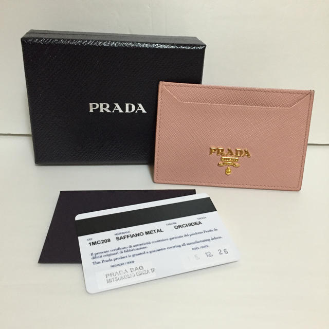 正規品????PRADAサフィアーノ定期入れ - 名刺入れ/定期入れ
