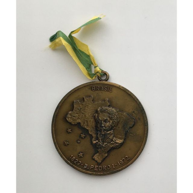 ブラジル独立 100 周年記念メダル　ドン・ペドロ 1 世 エンタメ/ホビーの美術品/アンティーク(その他)の商品写真