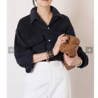 マディソンブルー(MADISONBLUE)のMADISONBLUE FLAP POCKET PILE シャツ ドゥーズィエム(シャツ/ブラウス(長袖/七分))