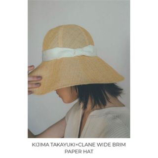 クラネ(CLANE)の【未使用】CLANE kijimatakayuki コラボ　ハット(麦わら帽子/ストローハット)