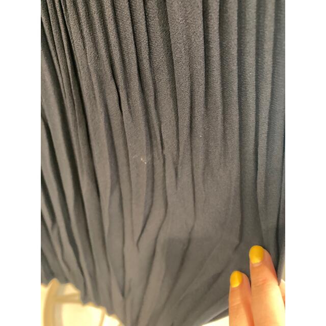 ESTNATION(エストネーション)のエストネーション　濃紺プリーツスカート ロングスカート レディースのスカート(ロングスカート)の商品写真