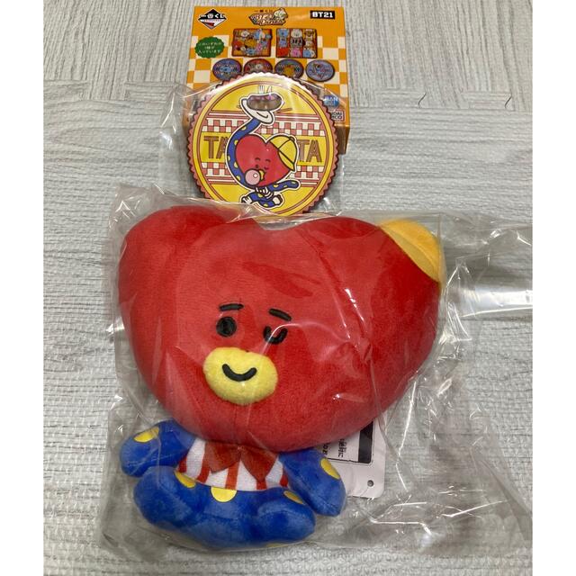 防弾少年団(BTS)(ボウダンショウネンダン)のbt21 TATA ぬいぐるみ　コースター　1番くじ　バンダイ エンタメ/ホビーのCD(K-POP/アジア)の商品写真