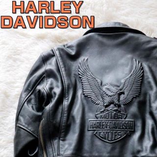 ◇HARLEY DAVIDSON ハーレー【定価10万円程】本革レザーJKT