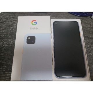 グーグルピクセル(Google Pixel)のGoogle Pixel4a 128GB Barely Blue SIMフリー版(スマートフォン本体)