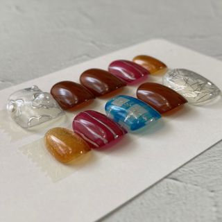 現品 / NAILTIP - 45 コスメ/美容のネイル(つけ爪/ネイルチップ)の商品写真