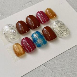 現品 / NAILTIP - 45 コスメ/美容のネイル(つけ爪/ネイルチップ)の商品写真