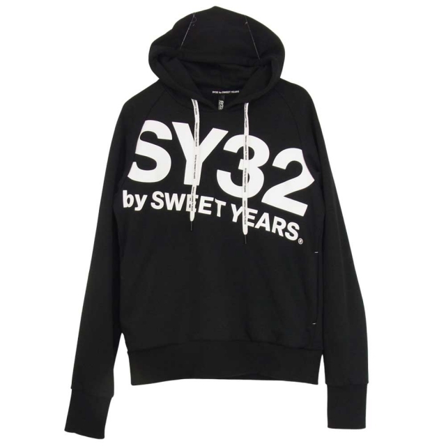 SWEET YEARS スイートイヤーズ TNS1740 SY32 BIG LOGO HOODIE ビッグロゴ プルオーバーフーディ ブラック系 M