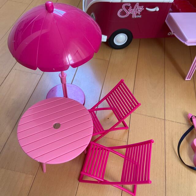 Barbie(バービー)のバービー キャンピングカー キッズ/ベビー/マタニティのおもちゃ(ぬいぐるみ/人形)の商品写真