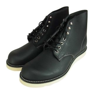 レッドウィング(REDWING)のRED WING レッドウィング 8165 6 CLASSIC ROUND 6インチ クラシック ラウンド レースアップ ブーツ ブラック系 9D【極上美品】【中古】(ブーツ)