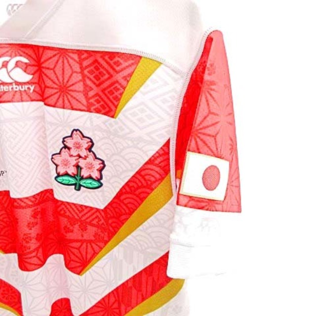 CANTERBURY(カンタベリー)のカンタベリー RWC2019 レプリカ ホーム シャツ ラグビー日本代表 M 白 スポーツ/アウトドアのスポーツ/アウトドア その他(ラグビー)の商品写真