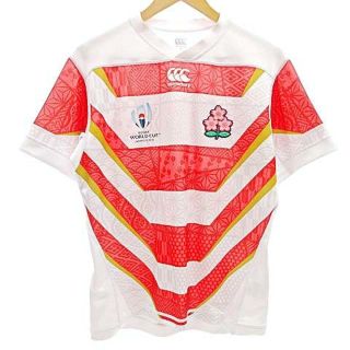 カンタベリー(CANTERBURY)のカンタベリー RWC2019 レプリカ ホーム シャツ ラグビー日本代表 M 白(ラグビー)