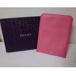 プラダ(PRADA)の【PRADA】新品箱入り ipadminiケース ピンク(iPadケース)