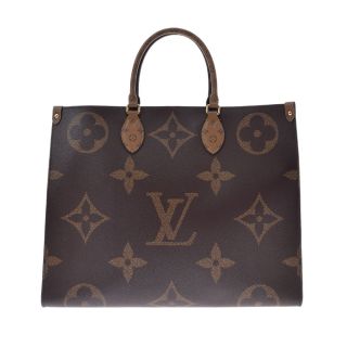 ルイヴィトン(LOUIS VUITTON)のルイヴィトン モノグラム リバース オンザゴー GM 2WAYバッグ ブラ(ハンドバッグ)