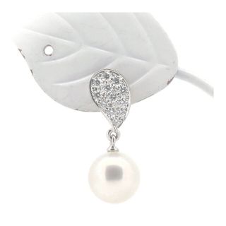 MIKIMOTO - ミキモト パール ダイヤ ピアス K18WGの通販 by 質サイトウ ...