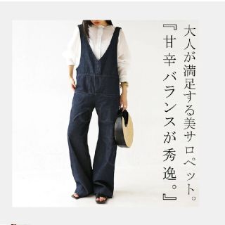 アンティカ(antiqua)のantiqua　完売品　デニムサロペット(サロペット/オーバーオール)