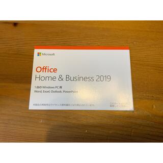 マイクロソフト(Microsoft)のMicrosoft Office Home and Business 2019(PC周辺機器)