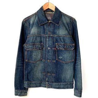 リーバイス(Levi's)のLevi's リーバイス ダメージ加工 2nd デニムジャケット Gジャン S(Gジャン/デニムジャケット)