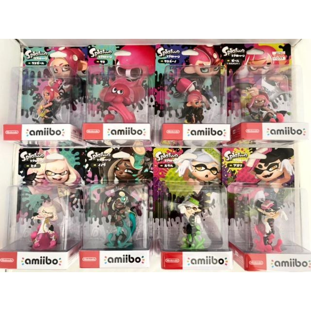 amiibo Splatoon 8点セット 新品未開封