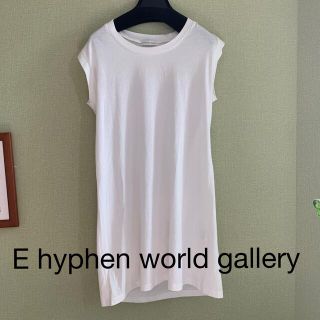 イーハイフンワールドギャラリー(E hyphen world gallery)のE hyphen world gallery Tシャツワンピース　チュニック(ひざ丈ワンピース)