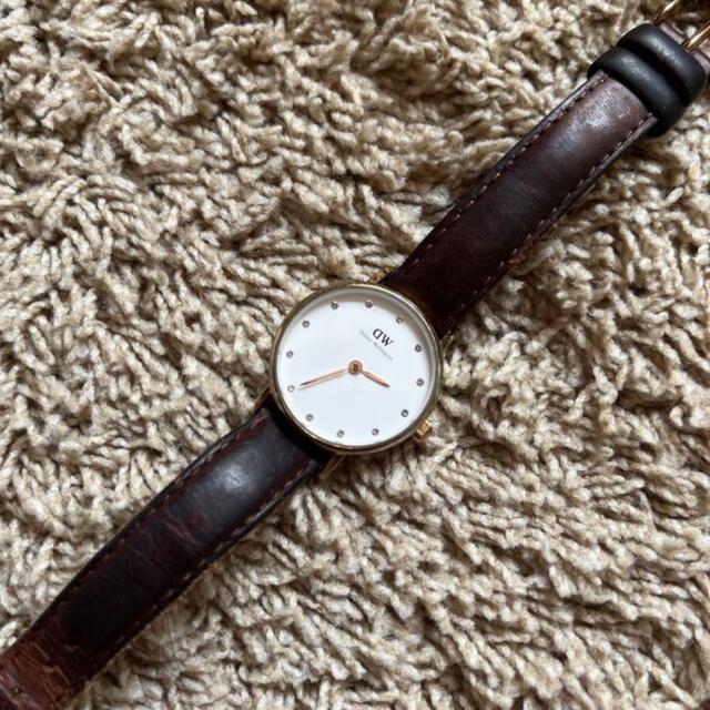 Daniel Wellington(ダニエルウェリントン)の【電池あり！】ダニエルウェリントン スワロフスキー レディースのファッション小物(腕時計)の商品写真