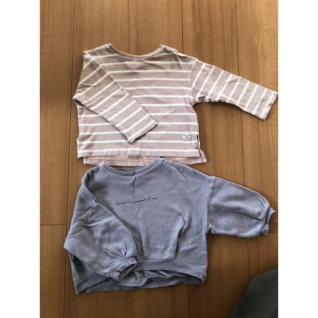 F.O.Factory(エフオーファクトリー)のアプレレクール　ロンT 二枚セット キッズ/ベビー/マタニティのキッズ服女の子用(90cm~)(Tシャツ/カットソー)の商品写真