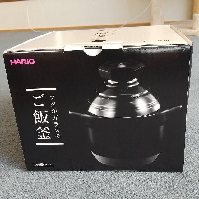 HARIO(ハリオ)のHARIO　フタがガラスのご飯釜 インテリア/住まい/日用品のキッチン/食器(鍋/フライパン)の商品写真