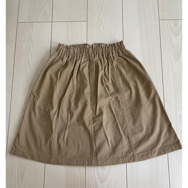 GU(ジーユー)のGU チノスカート　150 キッズ/ベビー/マタニティのキッズ服女の子用(90cm~)(スカート)の商品写真