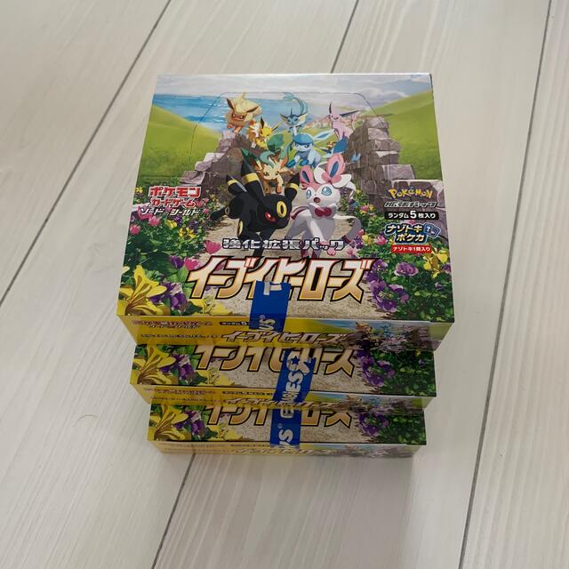 ポケモンカードゲーム イーブイヒーローズ 3BOX シュリンク無し