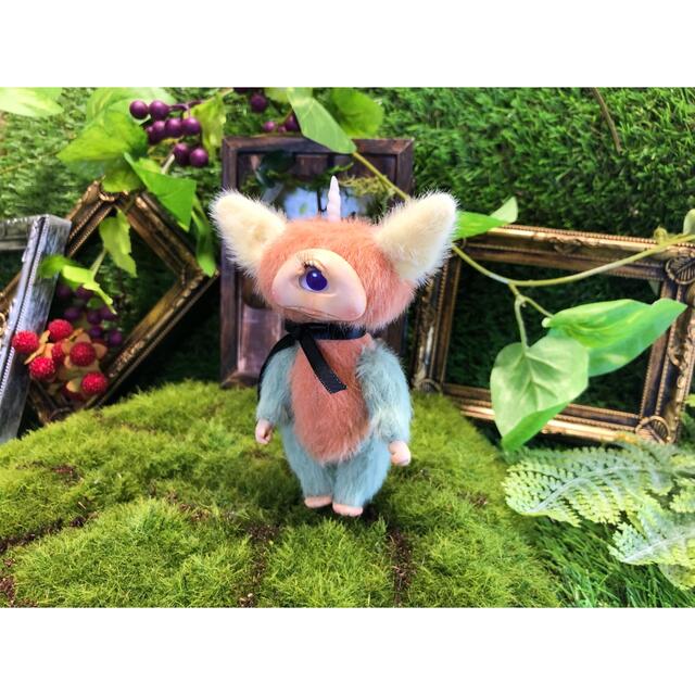 ハロウィンモンスターのジルちゃんぬいぐるみドール　幻獣アートドール　テディベアアートドール