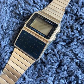 カシオ(CASIO)のカシオ　データバンク　ゴールド(腕時計(デジタル))