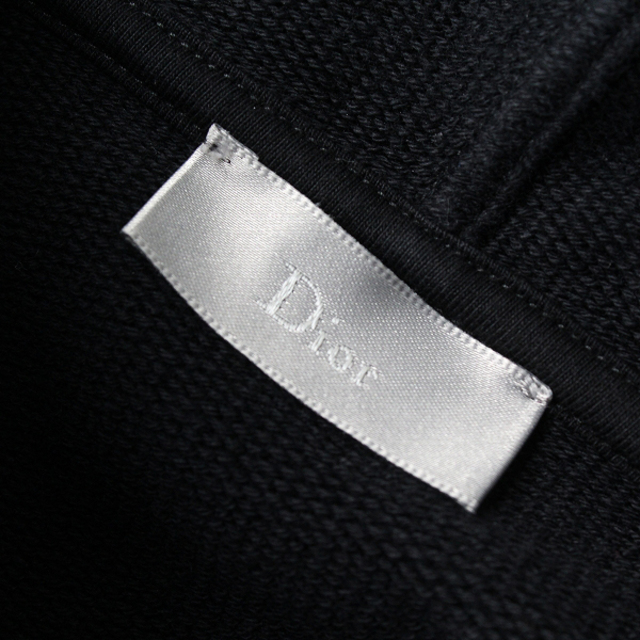 メンズ 2018SS Dior Homme ディオールオム Atelier Shirt アトリエテープロゴライン 長袖シャツ 38/ホワイト トップス【2400012889804】