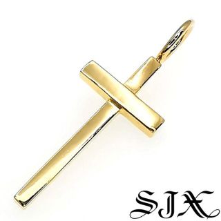 スタージュエリー(STAR JEWELRY)のSJX K18 ゴールド クロス ペンダント(チャーム)