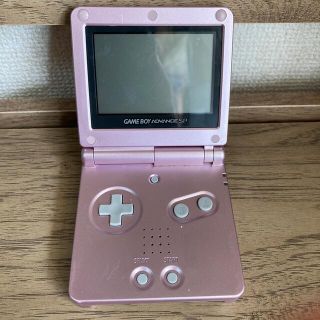 ゲームボーイアドバンス(ゲームボーイアドバンス)の【ジャンク】任天堂 GBA SP パールピンク(携帯用ゲーム機本体)