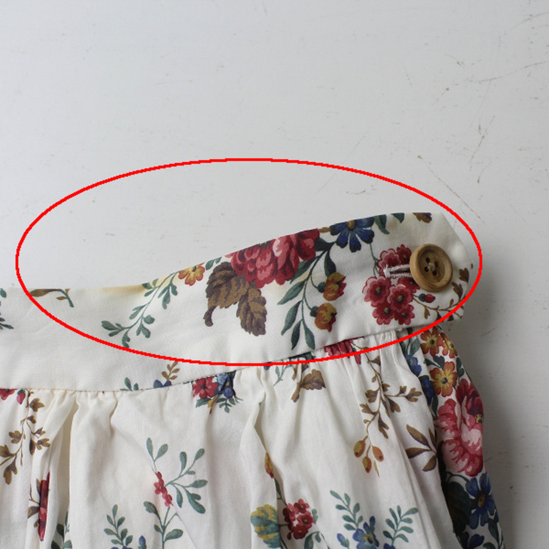 YAECA ヤエカ WRITE TUCK CULOTTE SUSSEX リバティ タックキュロット