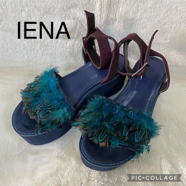 お得高評価 IENA - IENA×Naoko Tsuji フェザーサンダル◇の通販 by