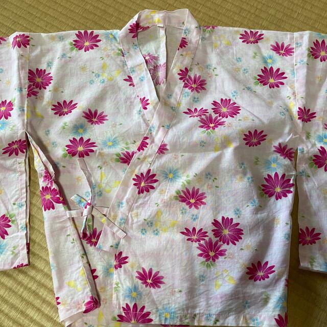 子供浴衣130センチ スカートタイプ　3点セット キッズ/ベビー/マタニティのキッズ服女の子用(90cm~)(甚平/浴衣)の商品写真