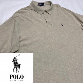 ポロラルフローレン(POLO RALPH LAUREN)の90s 古着 ポロ ラルフローレン 刺繍ロゴ XL ビッグシルエット ゆるだぼ(ポロシャツ)