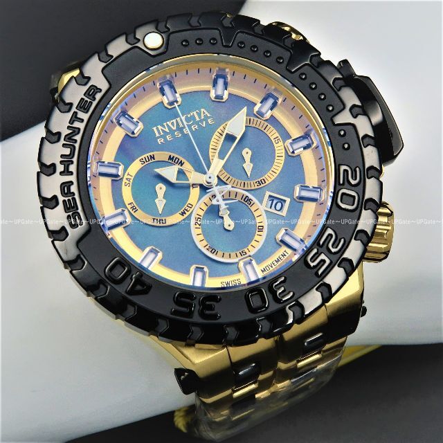 圧倒的ド迫力★ステンバンド INVICTA Sea Hunter 22133