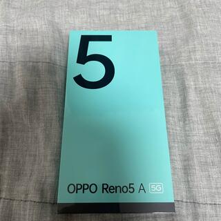 オッポ(OPPO)の【新品未使用！】シュリンク付きOPPO Reno5 A(スマートフォン本体)
