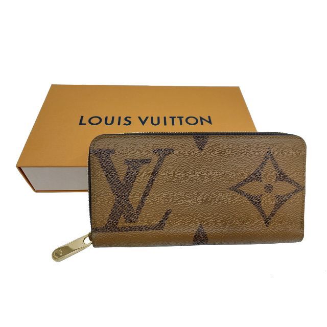 未使用品！LV【ルイ ヴィトン】モノグラム ジャイアント ジッピ―ウォレット