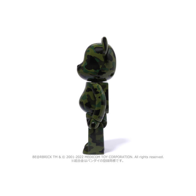 A BATHING APE(アベイシングエイプ)のBAPE®︎ 超合金 BE@RBRICK 1ST CAMO 緑/黄 セット エンタメ/ホビーのフィギュア(その他)の商品写真