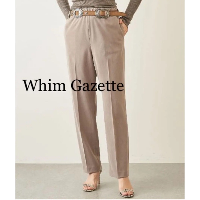 Whim Gazette(ウィムガゼット)の【Whim Gazette ウィムガゼット】イージーパンツ レディースのパンツ(カジュアルパンツ)の商品写真