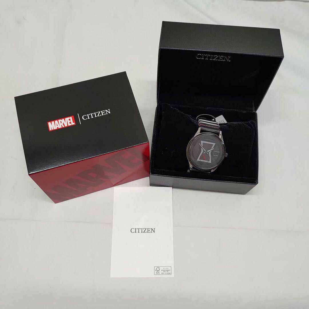 【未使用】[未使用] CITIZEN COLLECTION ソーラー時計 Black Widow BV1138-01W マーベル・スペシャルモデル 腕時計 シチズンコレクション メンズ